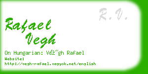 rafael vegh business card